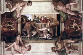 Sacrifice of Noah by Michelangelo Buonarroti
