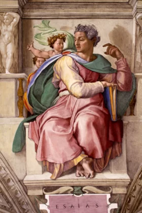The prophet Isaiah by Michelangelo Buonarroti
