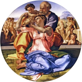 Tondo Doni by Michelangelo Buonarroti