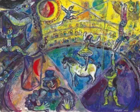 Circus Horse by Marc Chagall (Inspired by)