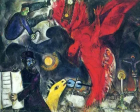 The Falling Angel by Marc Chagall (Inspired by)