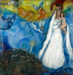 The Madonna of the Village by Marc Chagall (Inspired by)