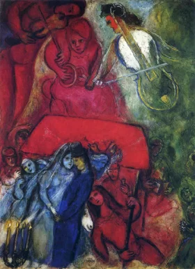 The Wedding by Marc Chagall (Inspired by)