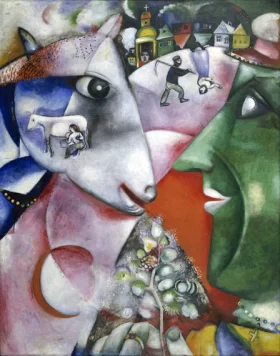 I and the Village 1911 by Marc Chagall (Inspired by)