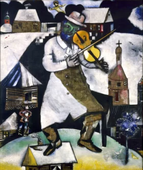 Fiddler on the Roof by Marc Chagall (Inspired by)