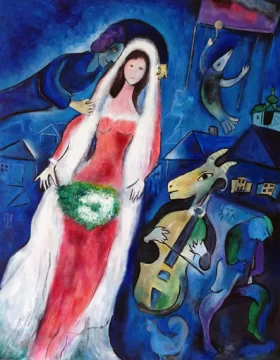 The Bride by Marc Chagall (Inspired by)