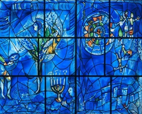 American WIndow panel-right by Marc Chagall (Inspired by)