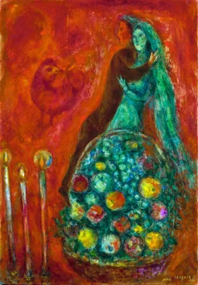 Les Fruits Enchantés by Marc Chagall (Inspired by)