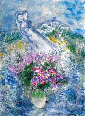Les Fleurs de Vence by Marc Chagall (Inspired by)