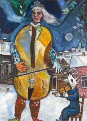 Le Violoncelliste by Marc Chagall (Inspired by)