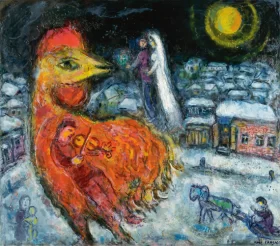 Souvenir D'hiver by Marc Chagall (Inspired by)