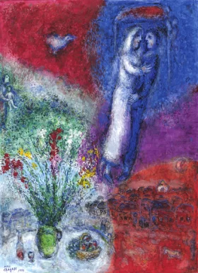 Les Mariés by Marc Chagall (Inspired by)