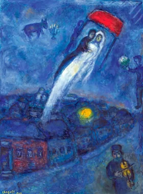 Vision Des Mariés by Marc Chagall (Inspired by)