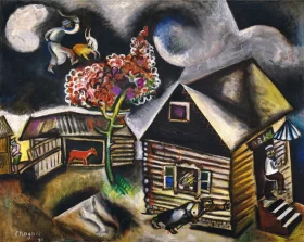 Rain by Marc Chagall (Inspired by)
