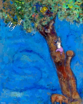 L'aigle, la Laie et la Chatte by Marc Chagall (Inspired by)