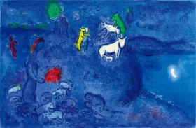 Springtime by Marc Chagall (Inspired by)