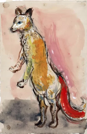 A Fox 1942 by Marc Chagall (Inspired by)