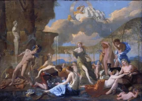 The Empire of Flora 1831 by Nicolas Poussin