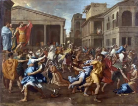 The Abduction of the Sabine Women by Nicolas Poussin