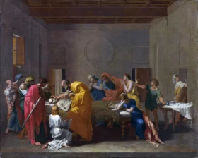 The Seven Sacraments I-Extreme Unction by Nicolas Poussin