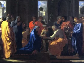 The Seven Sacraments II-Marriage by Nicolas Poussin