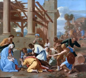 The Adoration of the Magi 1633 by Nicolas Poussin