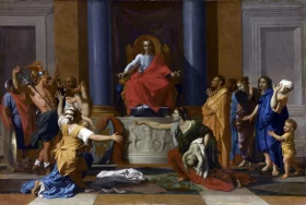 The judgment of Solomon 1649 by Nicolas Poussin