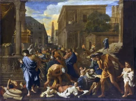 The Plague of Asdod by Nicolas Poussin