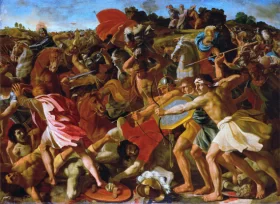 The Victory of Joshua over the Amalekites by Nicolas Poussin