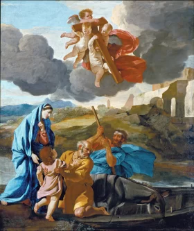 The Return of the Holy Family from Egypt by Nicolas Poussin