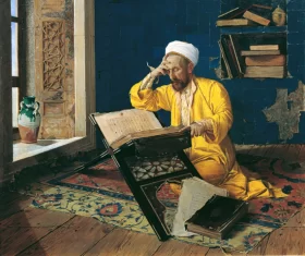 Islamic Theologian With Quran 1902 by Osman Hamdi Bey