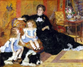 Mme. Charpentier and Her Children, 1878 by Pierre Auguste Renoir