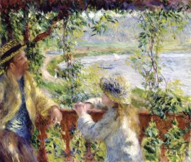 By the Water by Pierre Auguste Renoir