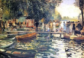 La Grenouillere by Pierre Auguste Renoir