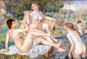 The Large Bathers by Pierre Auguste Renoir