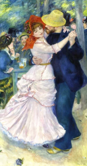 Dance at Bougival by Pierre Auguste Renoir