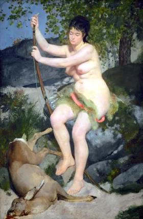 Diana Als Jägerin by Pierre Auguste Renoir