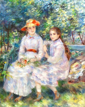 The Daughters of Durand Ruel by Pierre Auguste Renoir