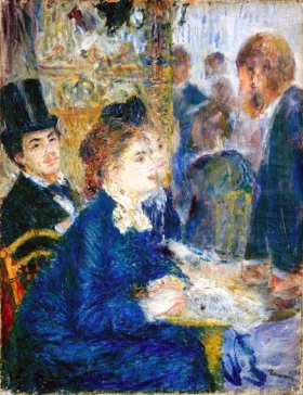 In the Café 1877 by Pierre Auguste Renoir