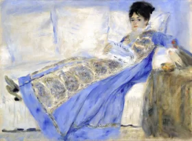 Portrait of Madame Claude Monet by Pierre Auguste Renoir