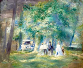 La Fête a Saint-Cloud by Pierre Auguste Renoir