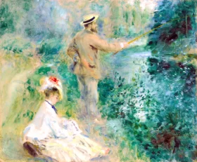 Le Pêcheur a La Ligne by Pierre Auguste Renoir