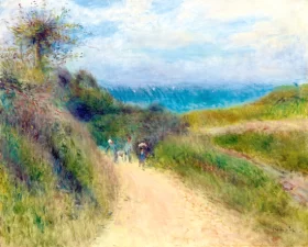 Route a Berneval 1880 by Pierre Auguste Renoir