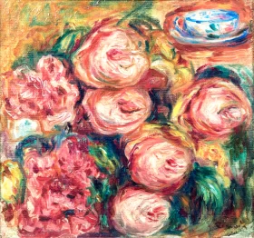 Composition with the Roses and the Tea Cup by Pierre Auguste Renoir