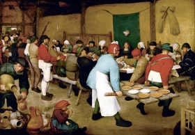 Peasant Wedding by Pieter Bruegel the elder