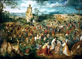 The Procession To Calvary by Pieter Bruegel the elder