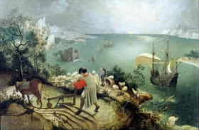 Landscape With The Fall Of Icarus by Pieter Bruegel the elder