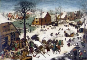The Numbering At Bethlehem by Pieter Bruegel the elder