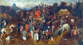 The Wine of Saint Martin's Day by Pieter Bruegel the elder