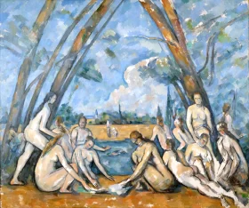 The Large Bathers 1906 by Paul Cezanne